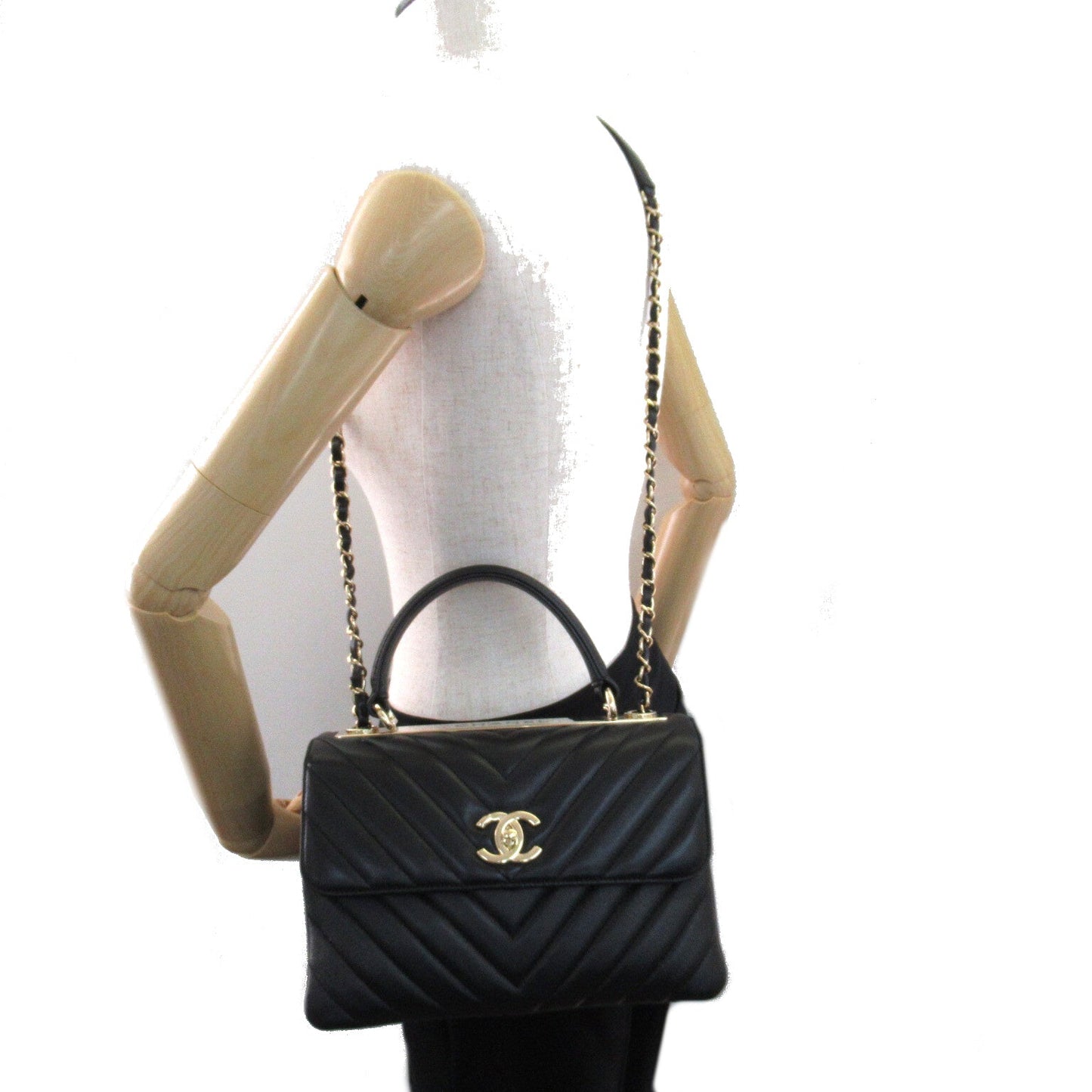 Chanel V Stitch 2w Shoulder 2way Shoulder Bag   Black V Stick 2way Shoulder