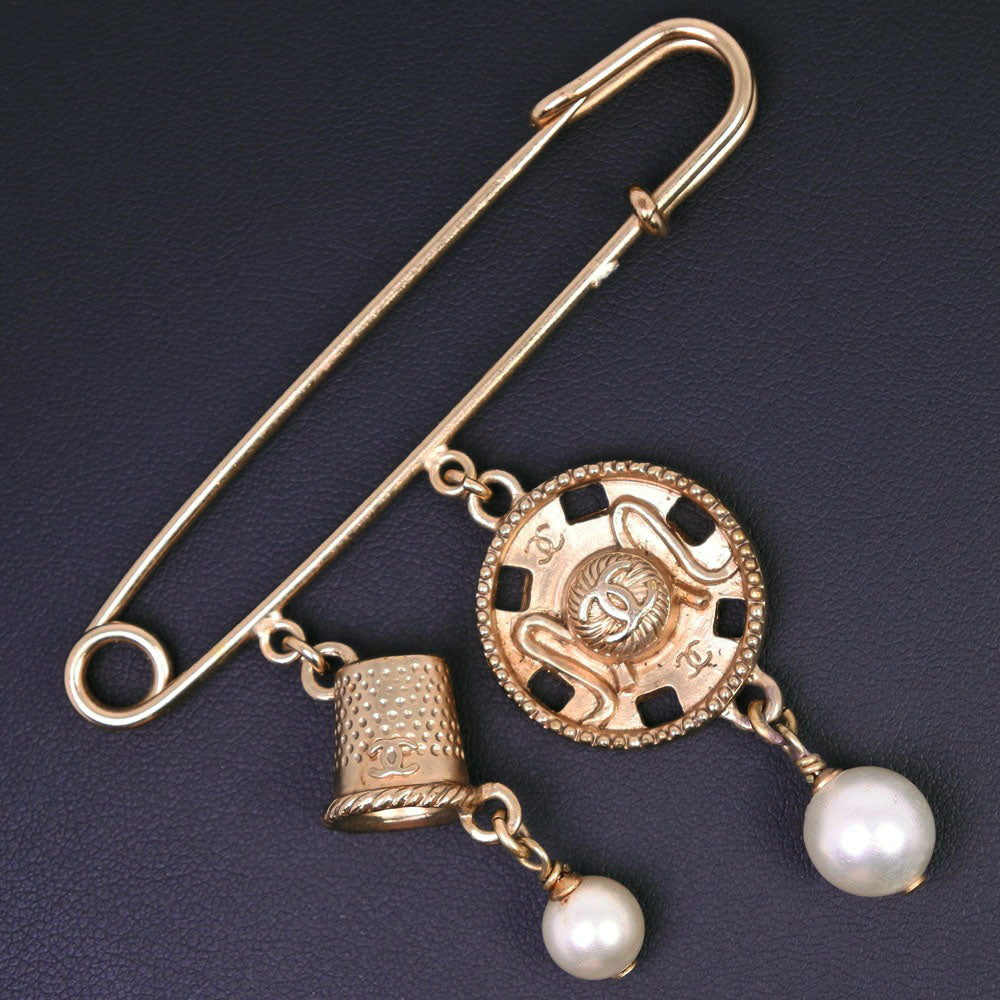 【Suale  OFF】Chanel CHANEL Brooch Coco G    Pearl  18.4g  【Supersale】Chanel CHANEL Brochure   and Purchase