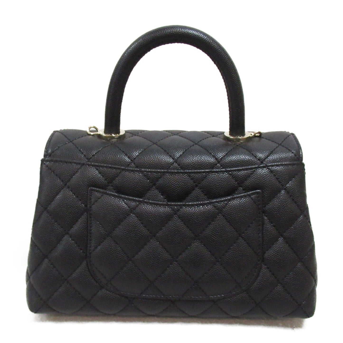 Chanel Coco Handler Matrasse 2w Shoulder 2way Shoulder Bag Caviar S  Black A92990