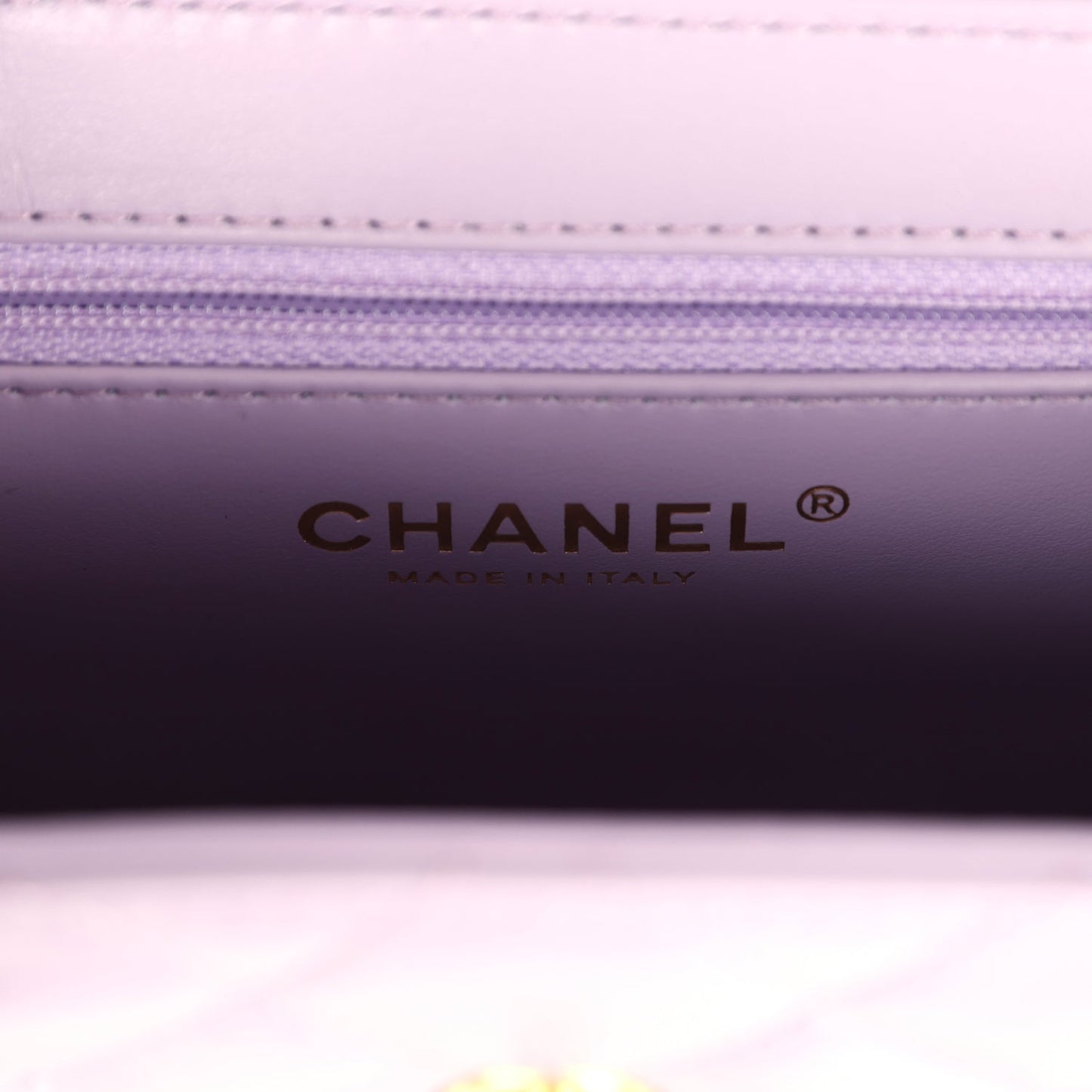 Chanel Small Kelly Shopper Light Purple Shiny Aged Calfskin Brushed Gold Hardware