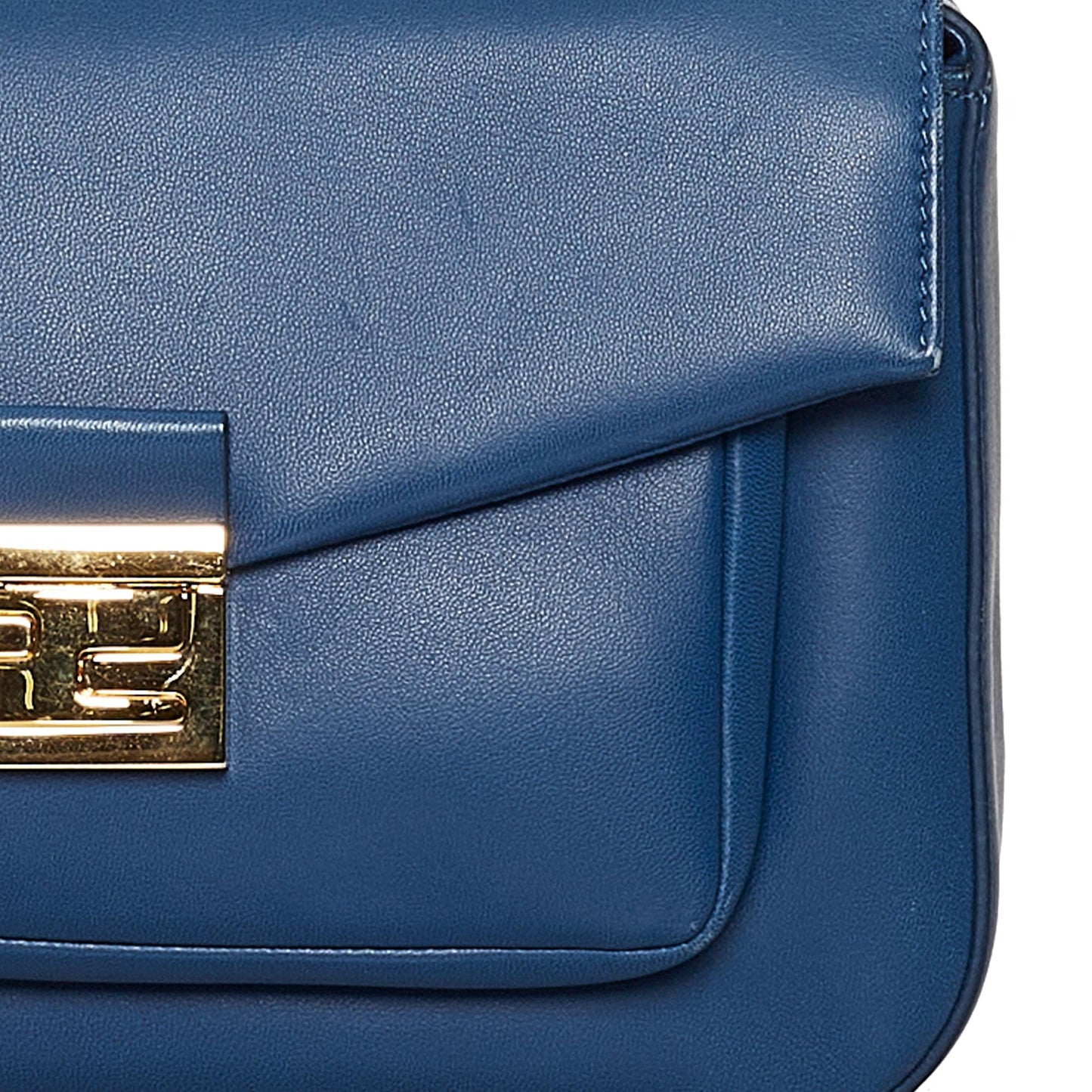 Fendi Be Baguette Leather Crossbody Bag