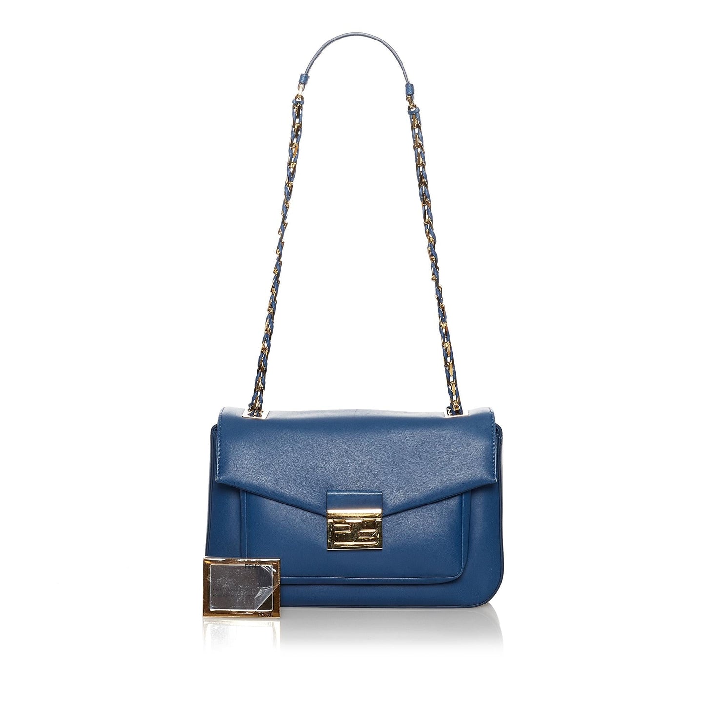 Fendi Be Baguette Leather Crossbody Bag