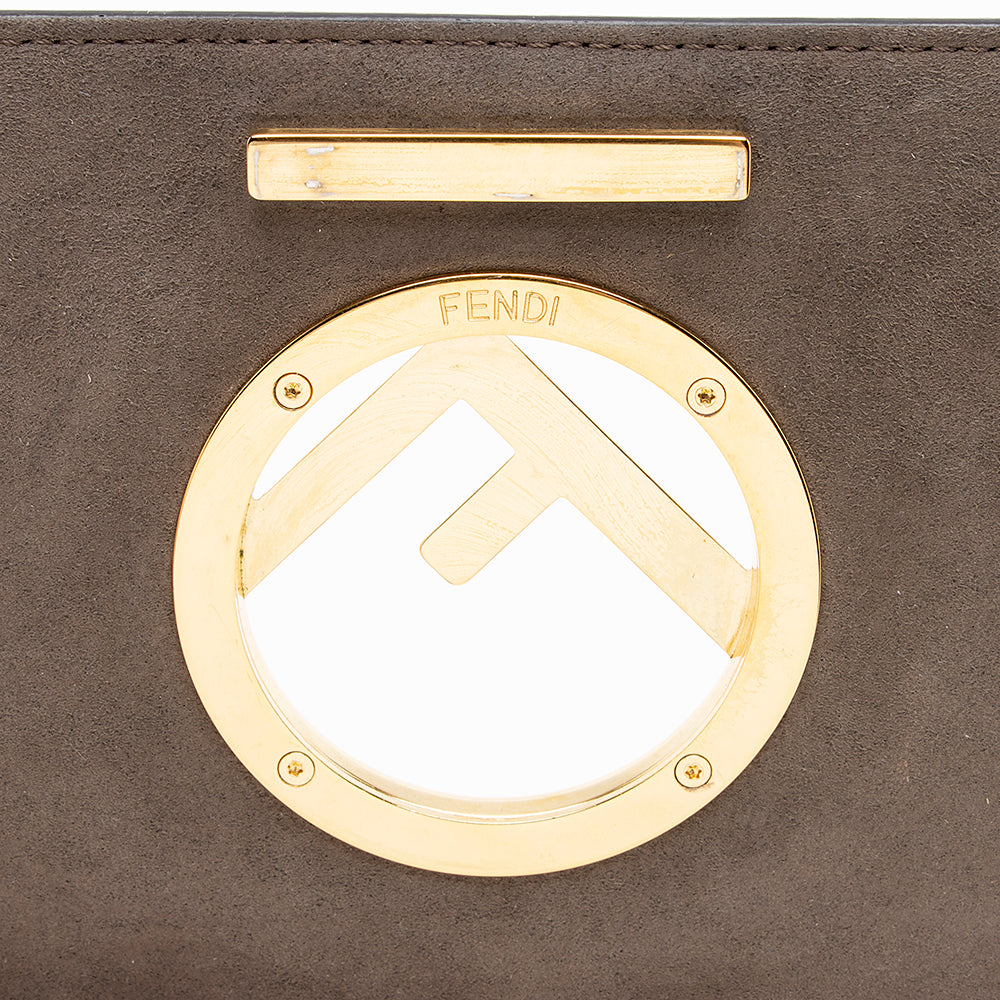 Fendi Calfskin Kan I Shoulder Bag