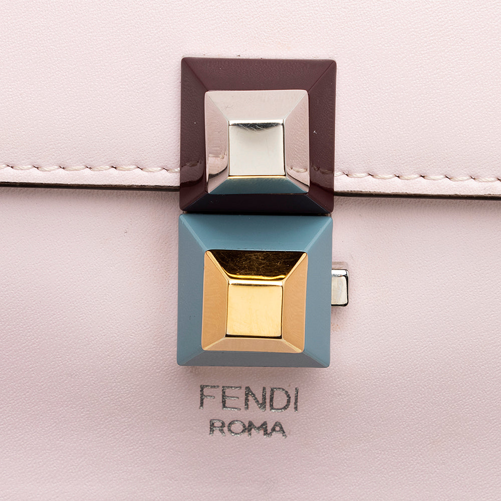 Fendi Calfskin Kan I Small Shoulder Bag