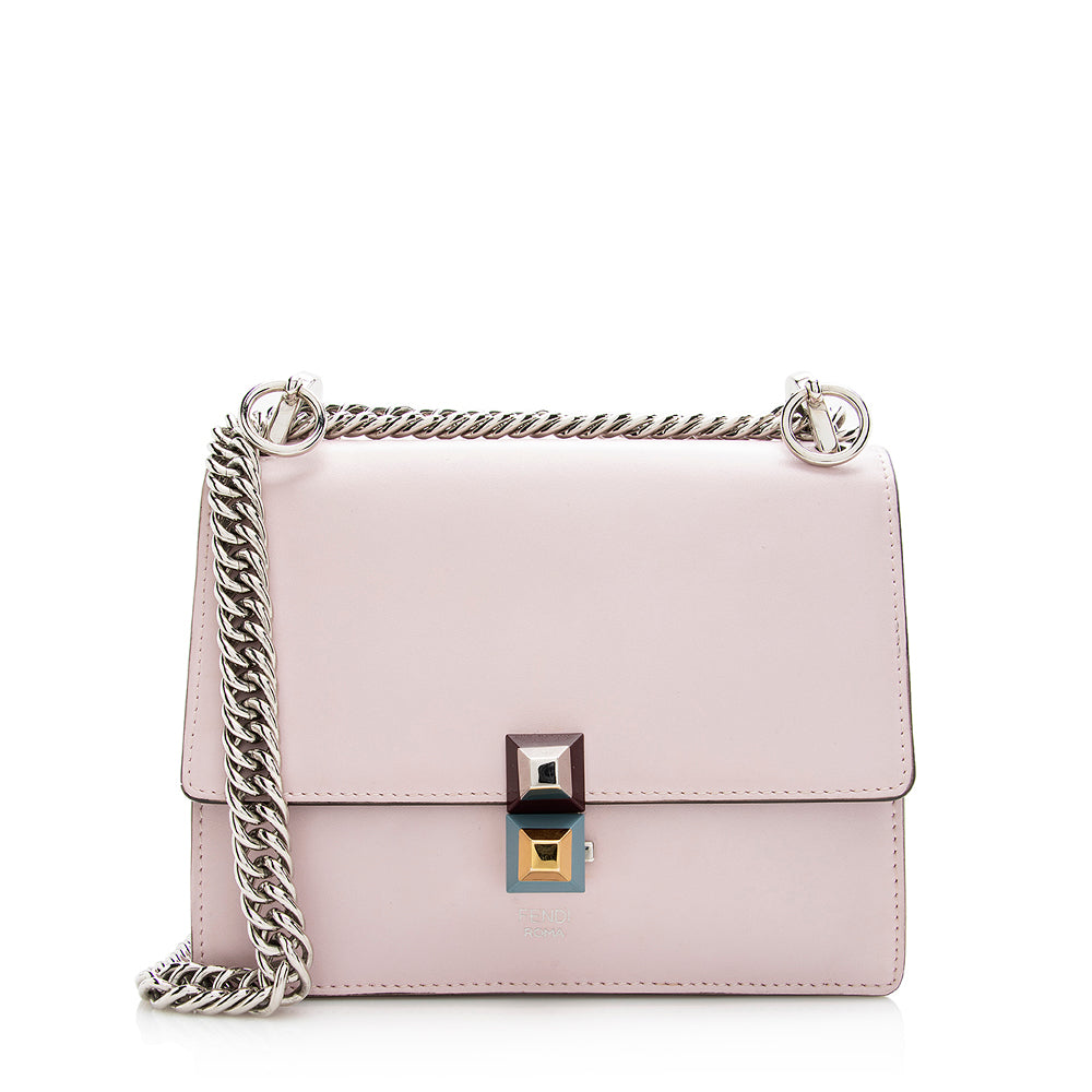 Fendi Calfskin Kan I Small Shoulder Bag