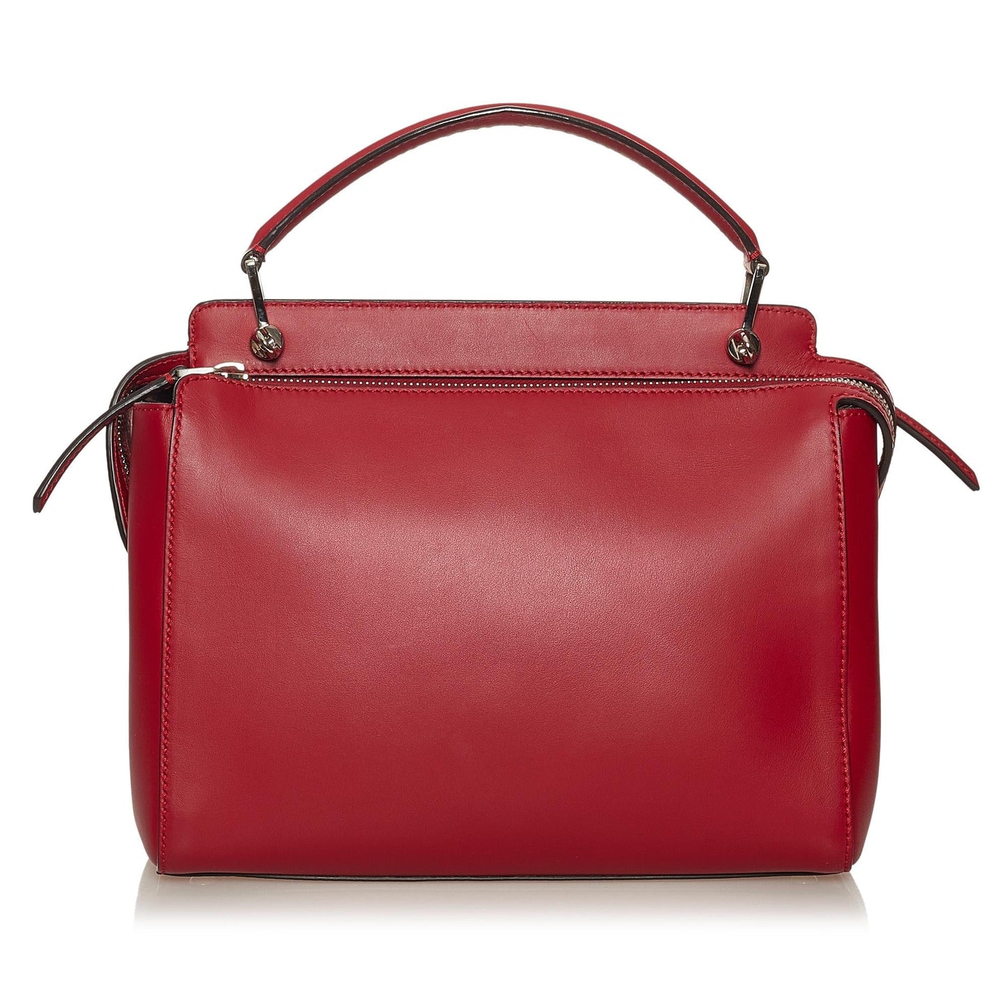 Fendi DotCom Leather Satchel