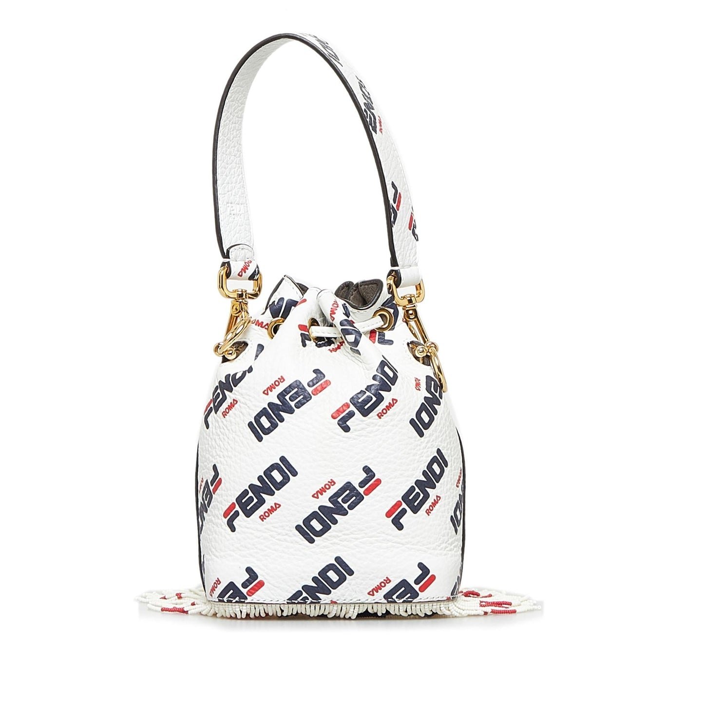 Fendi Fendi X Fila Mania Mini Mon Tresor Bucket Bag (SHG-3HLho5)