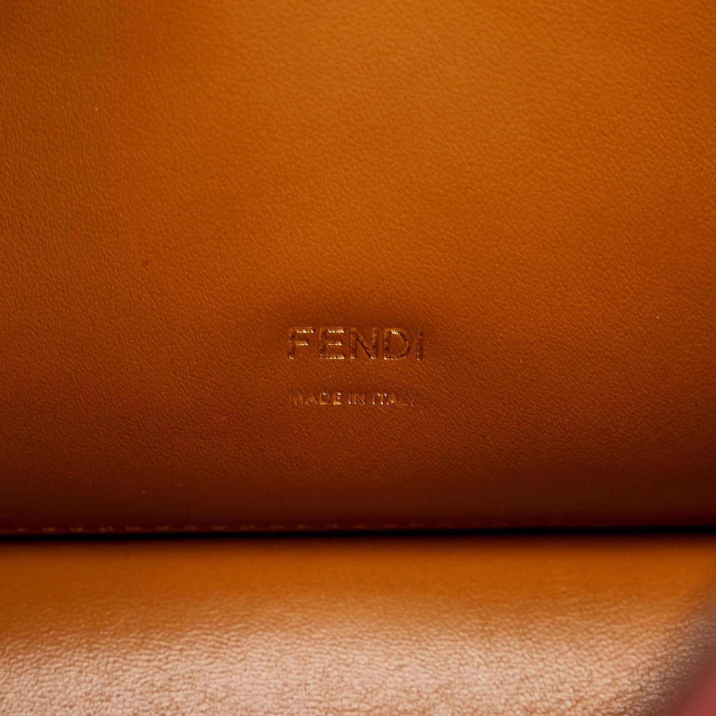 Fendi Kan U Leather Satchel