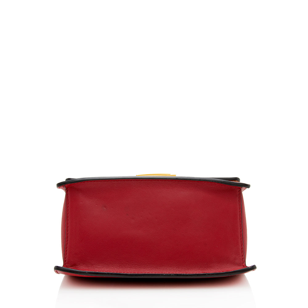 Fendi Leather Kan U Grace Small Crossbody Bag