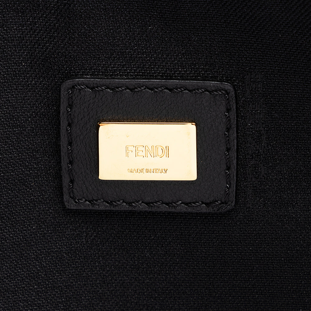 Fendi Leather Logo Pouch