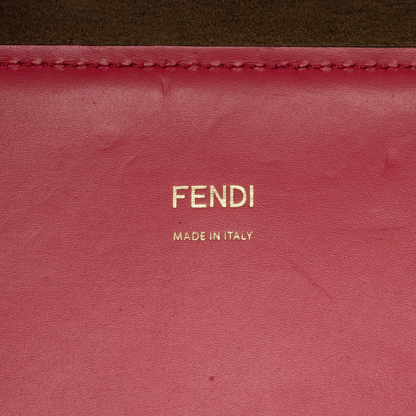 Fendi Leather Sunshine Medium Shopper Tote