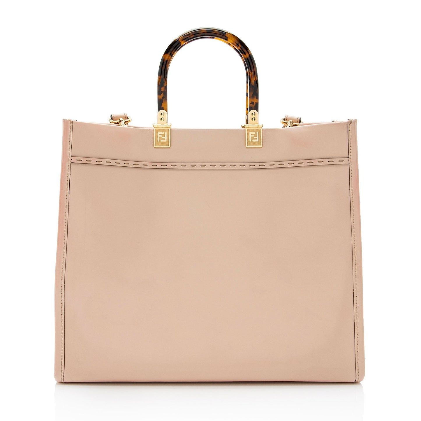 Fendi Leather Sunshine Medium Shopper Tote