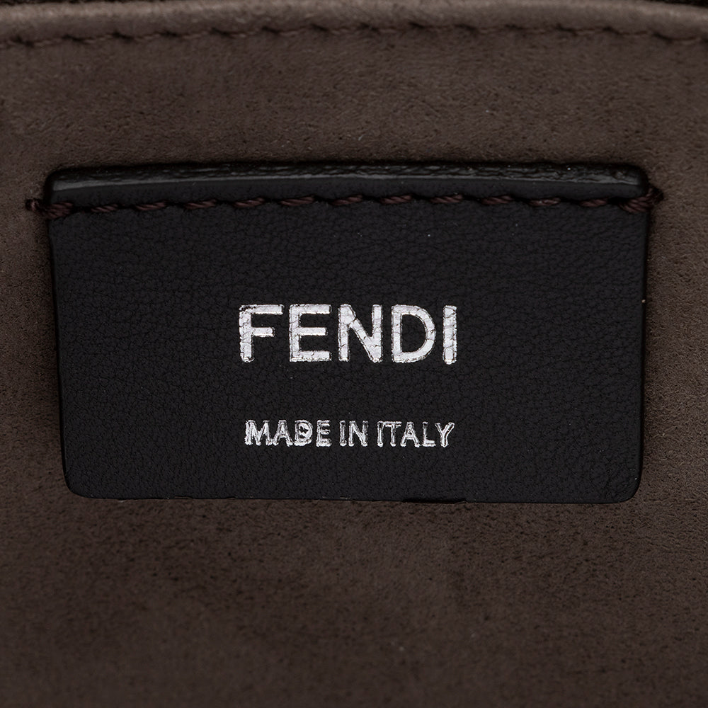 Fendi Leather Kan I Medium Shoulder Bag