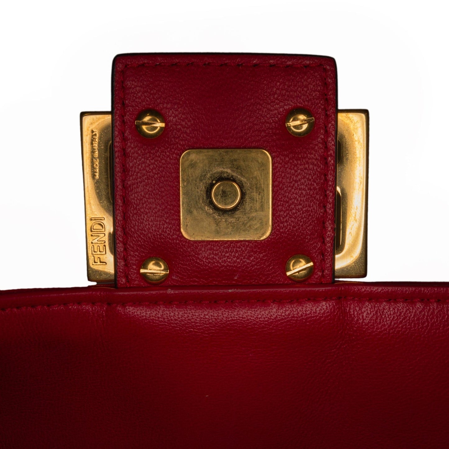 Fendi Medium Embossed Zucca Baguette