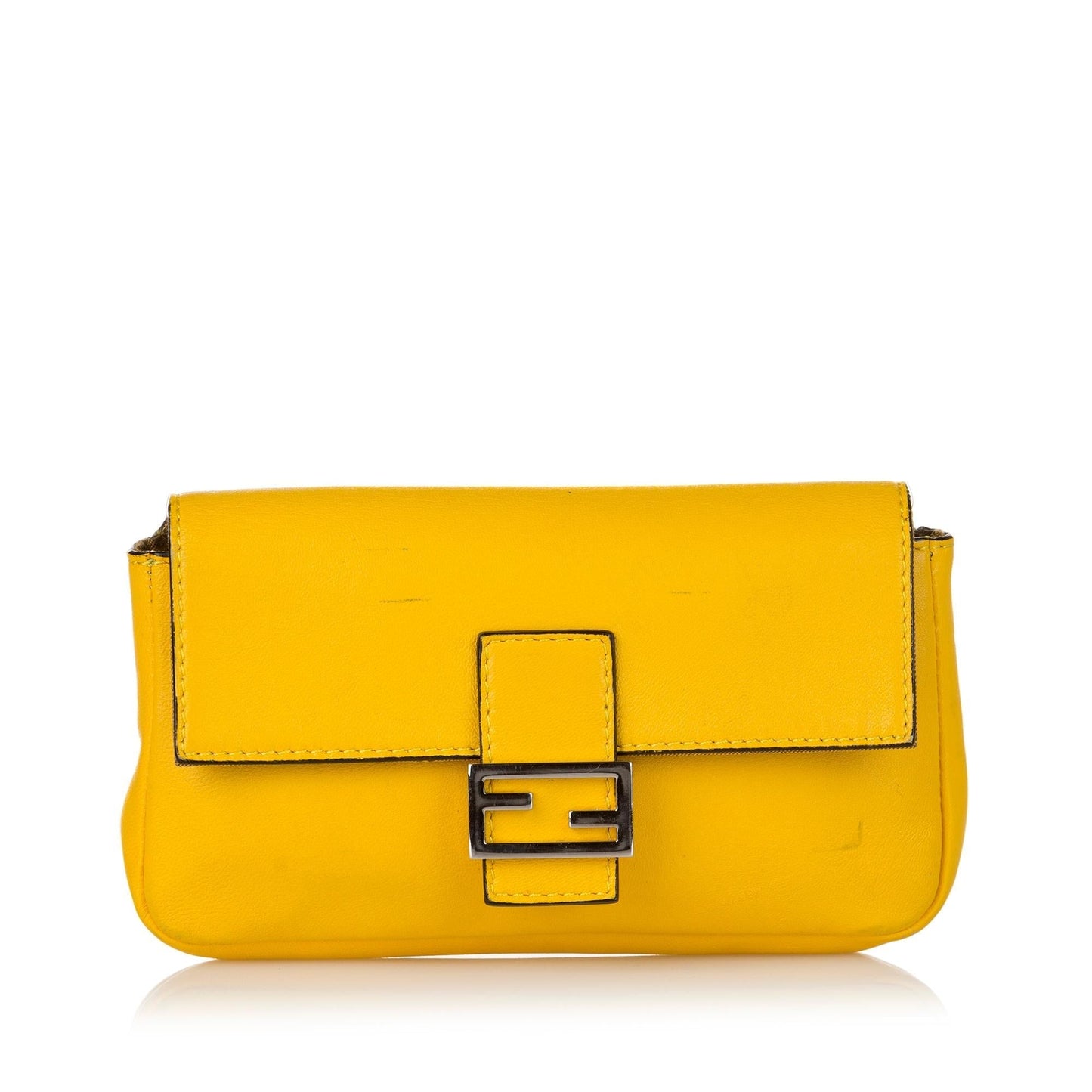 Fendi Micro Baguette Leather Crossbody Bag