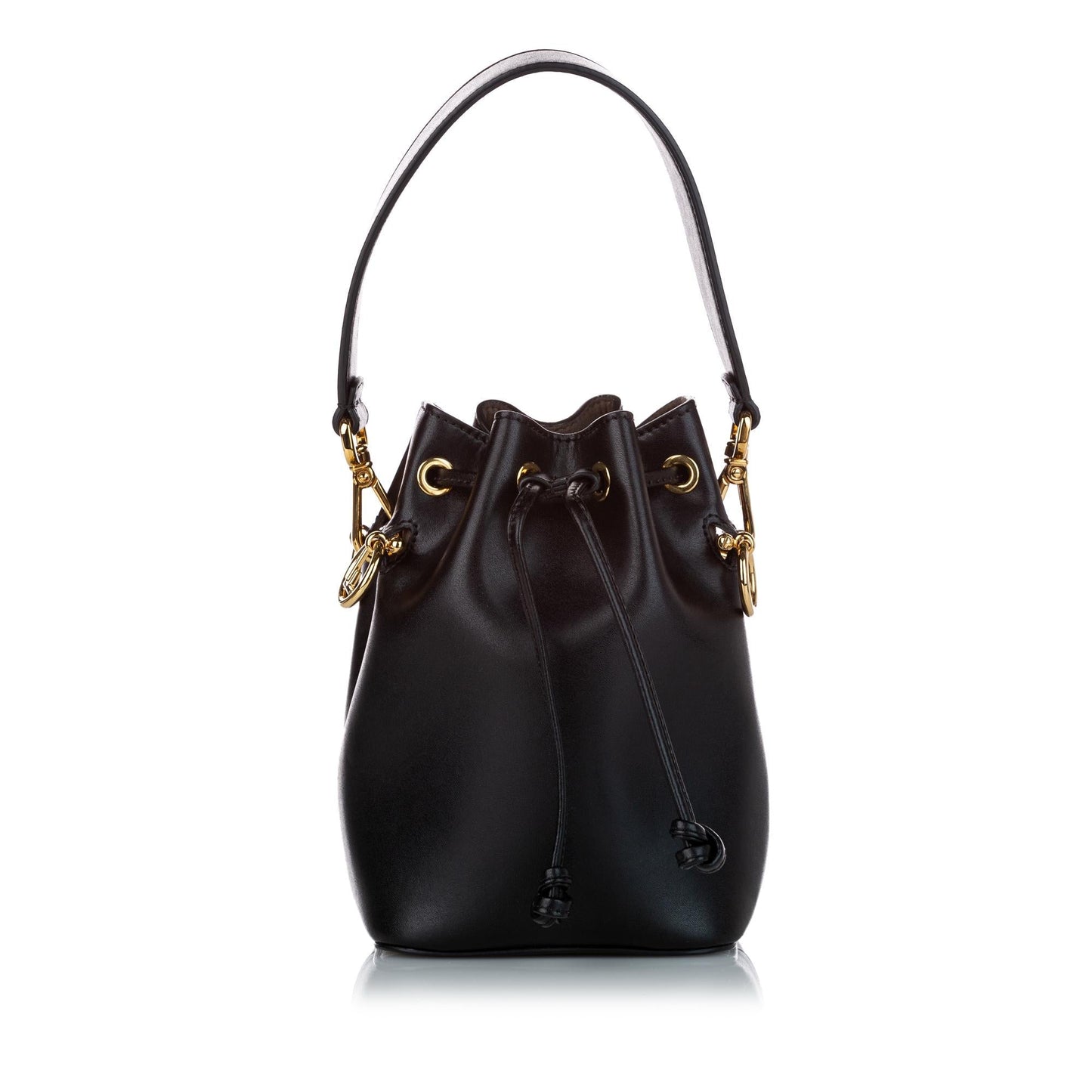 Fendi Mini Mon Tresor Leather Bucket Bag