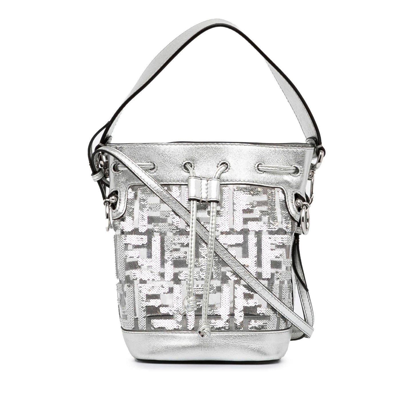 Fendi Mini Mon Tresor Sequined Bucket Bag