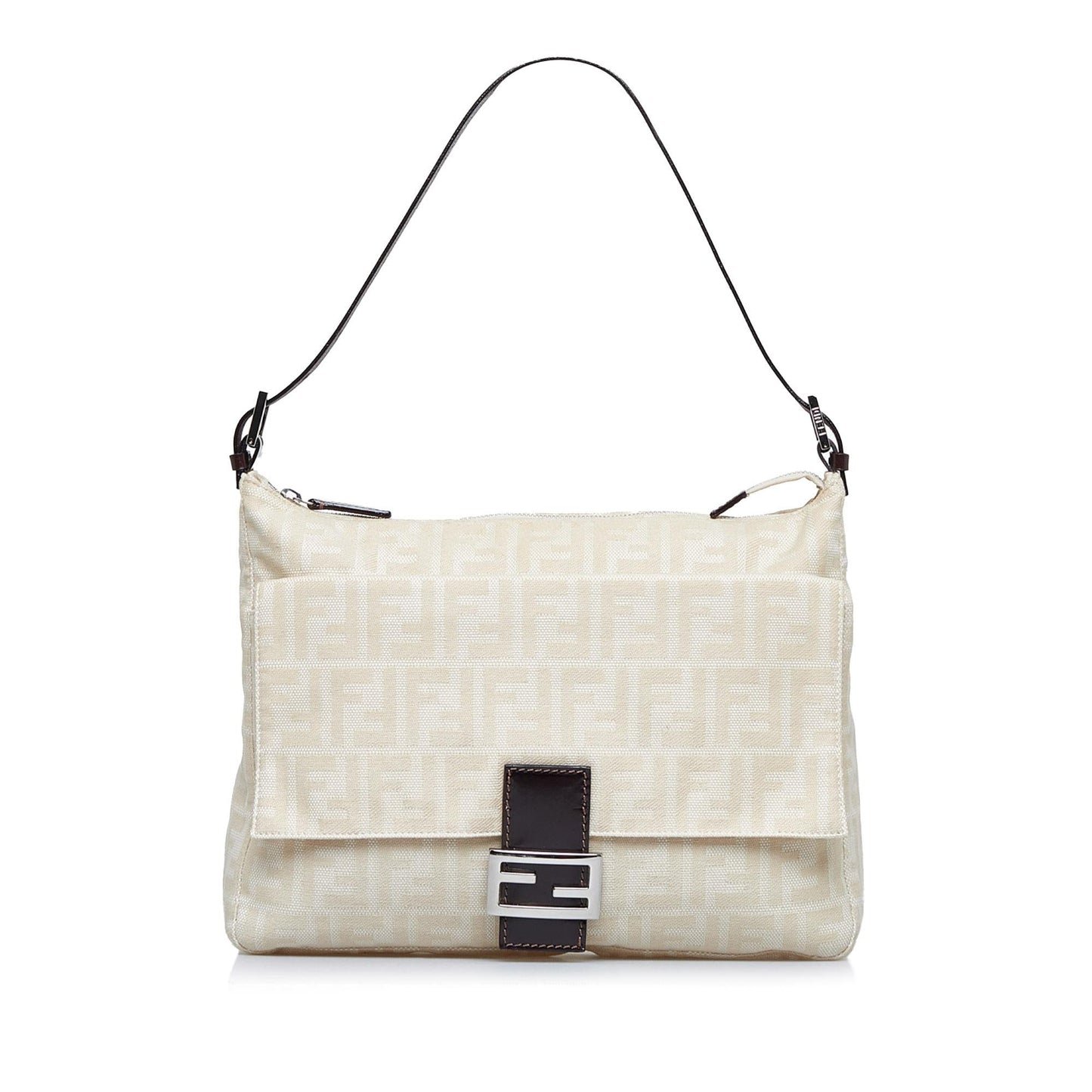 Fendi Zucca Canvas Shoulder Bag