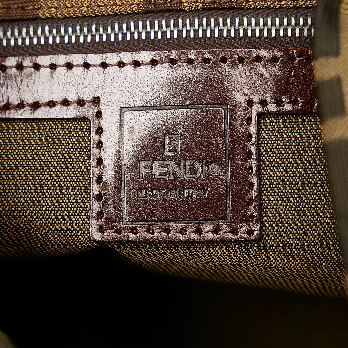 Fendi Zucca Canvas Tote Bag