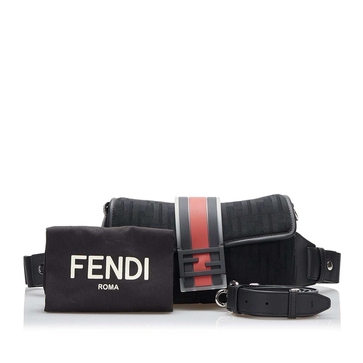 Fendi Zucca Convertible Belt Bag