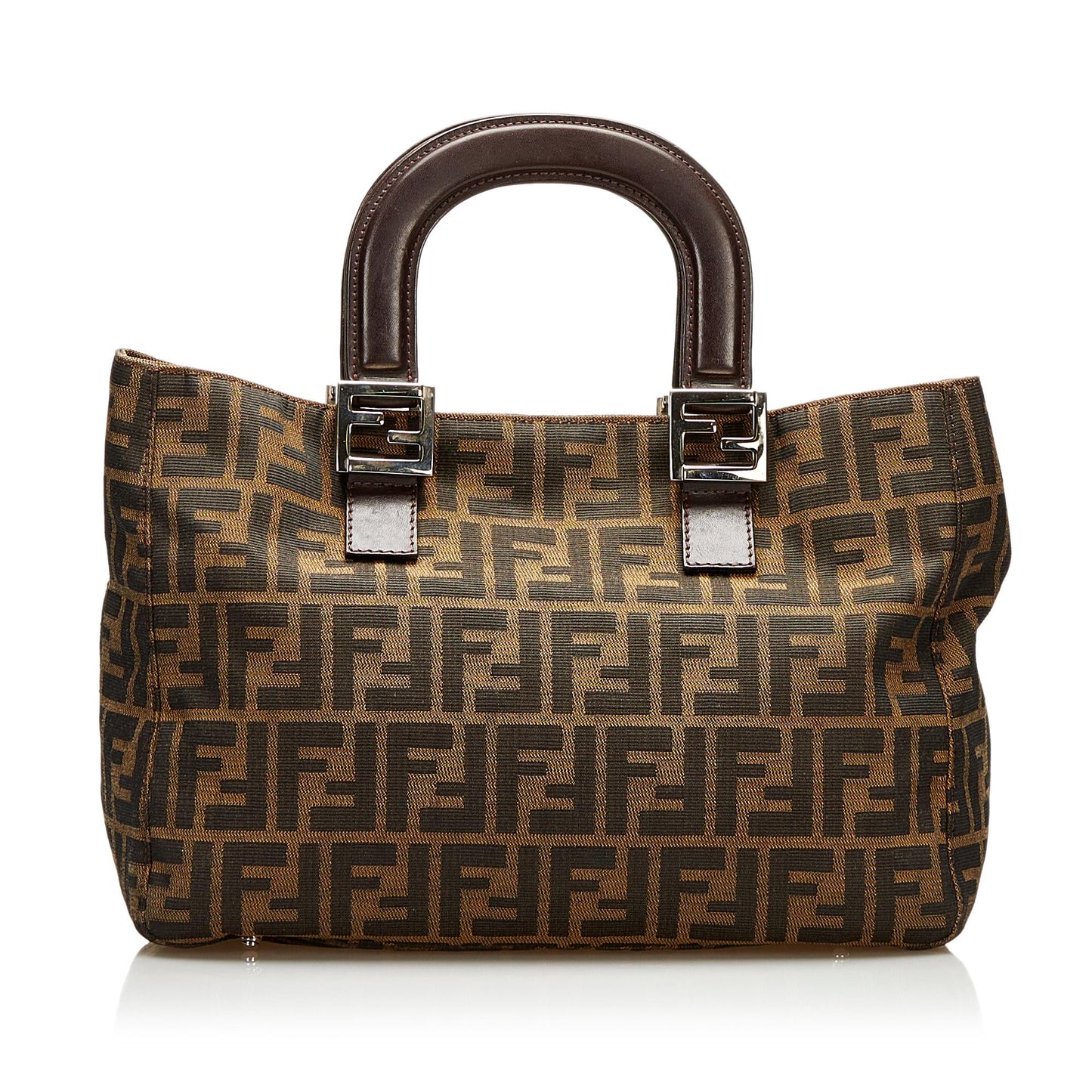 Fendi Zucca Handle Bag