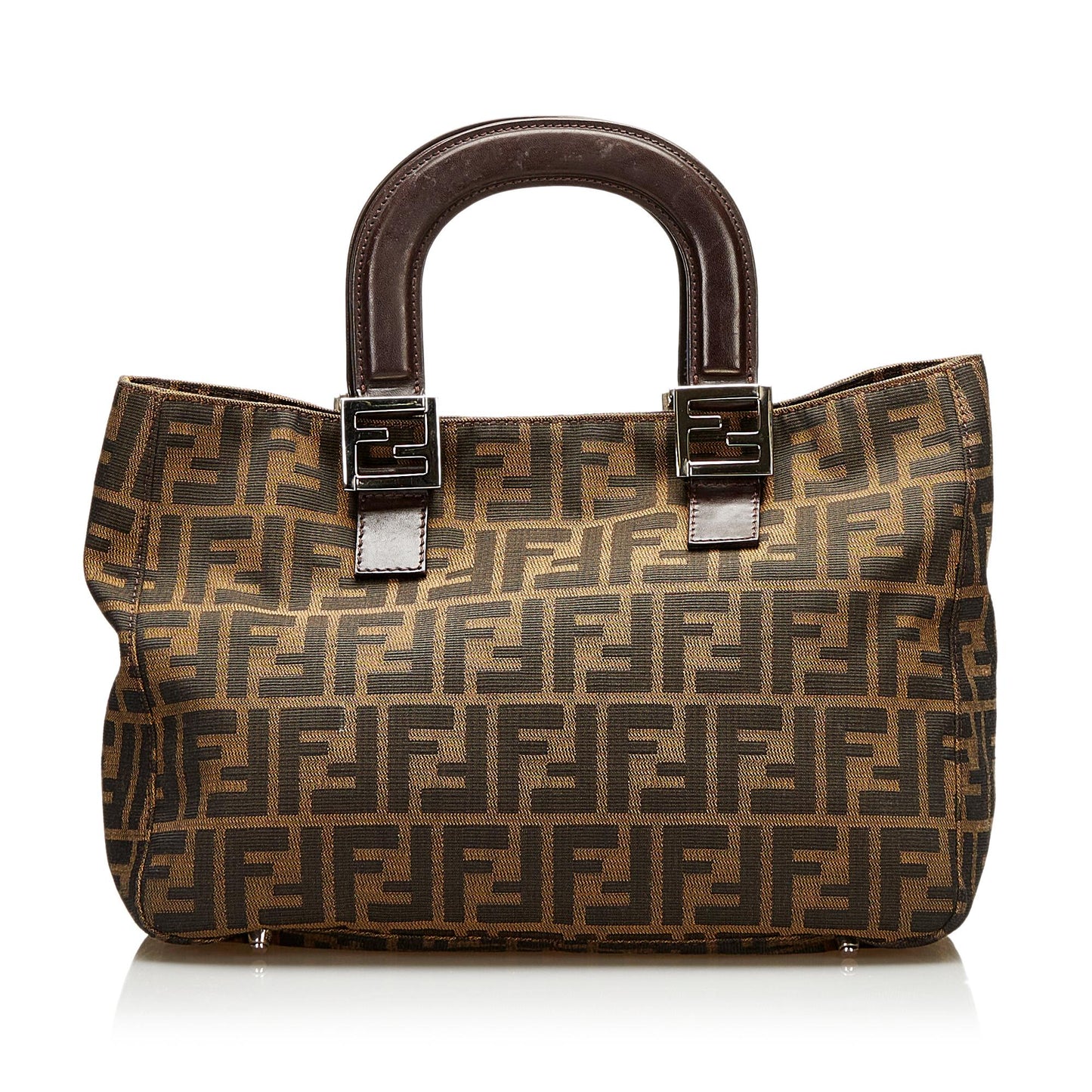 Fendi Zucca Handle Bag