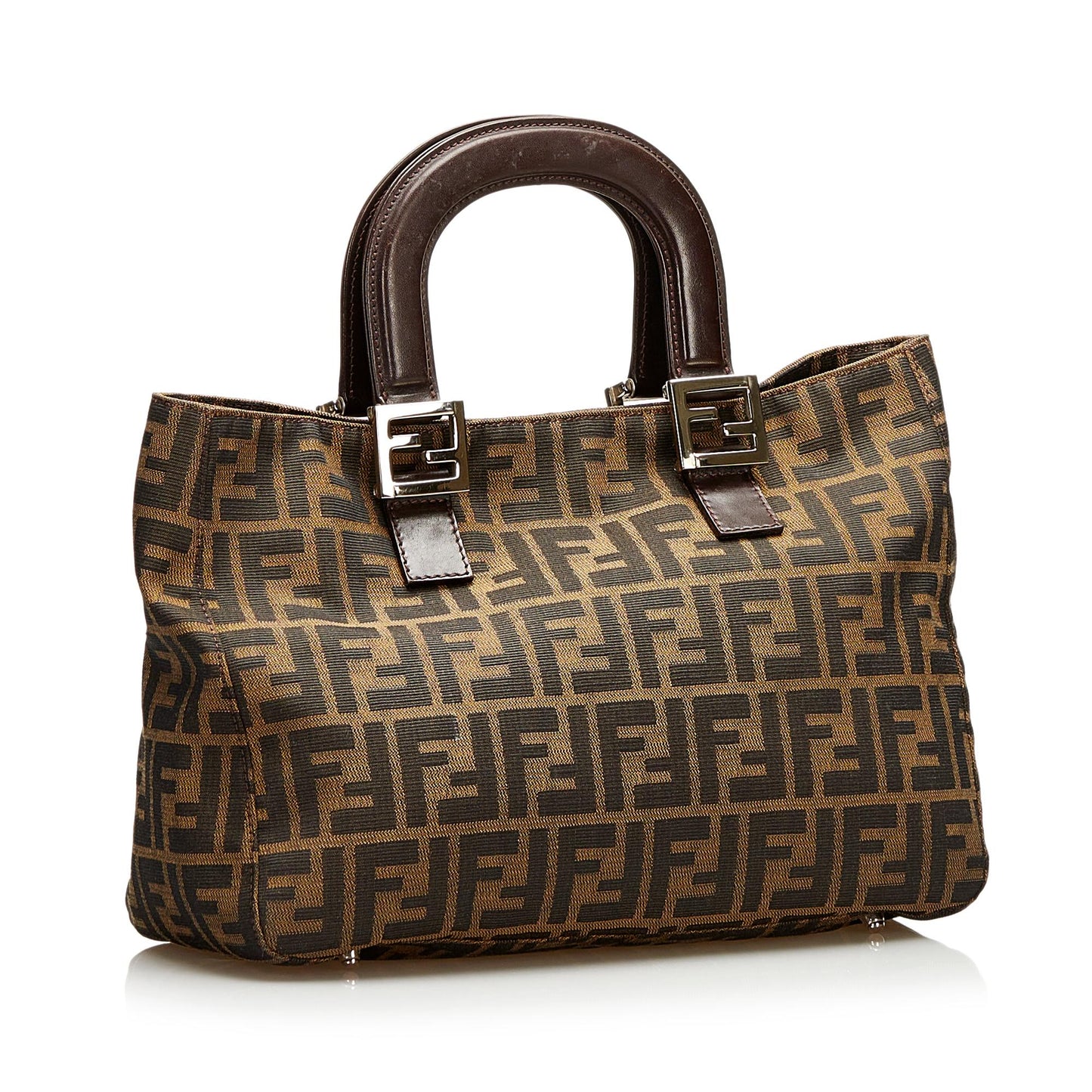 Fendi Zucca Handle Bag