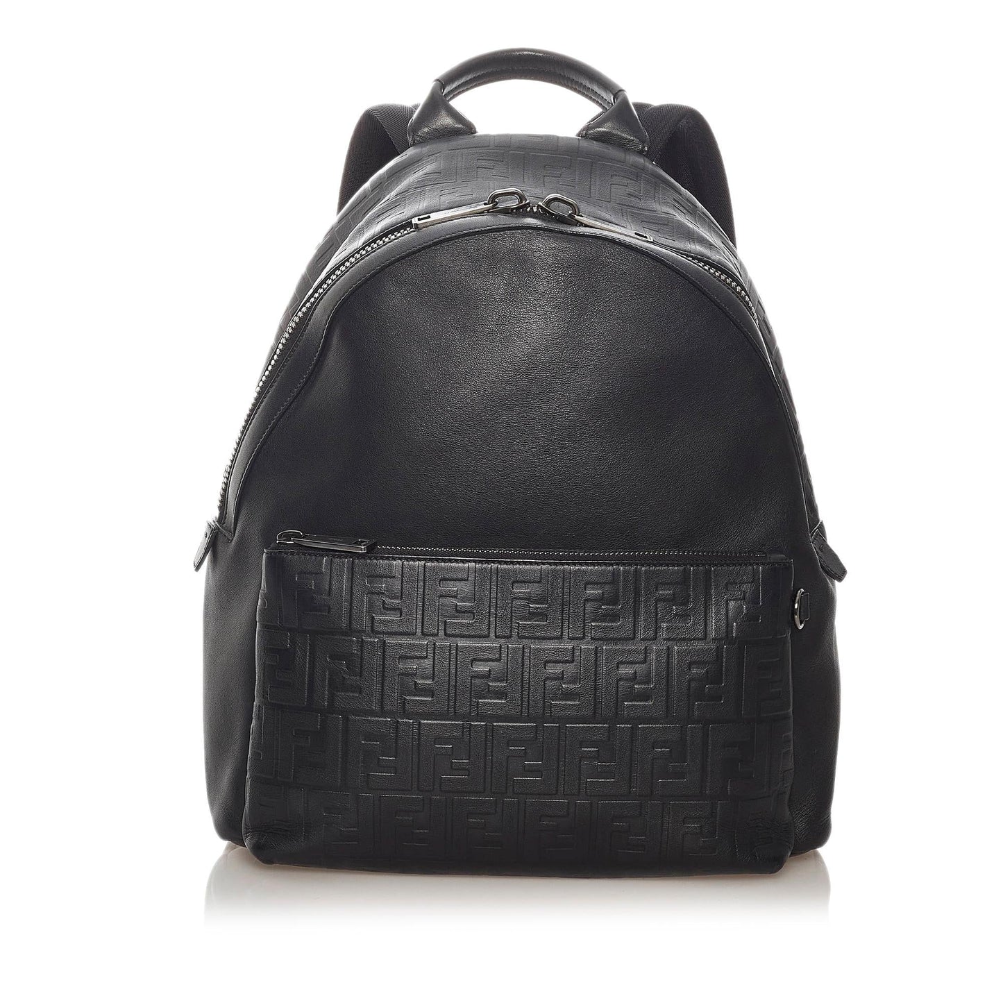 Fendi Zucca Leather Backpack