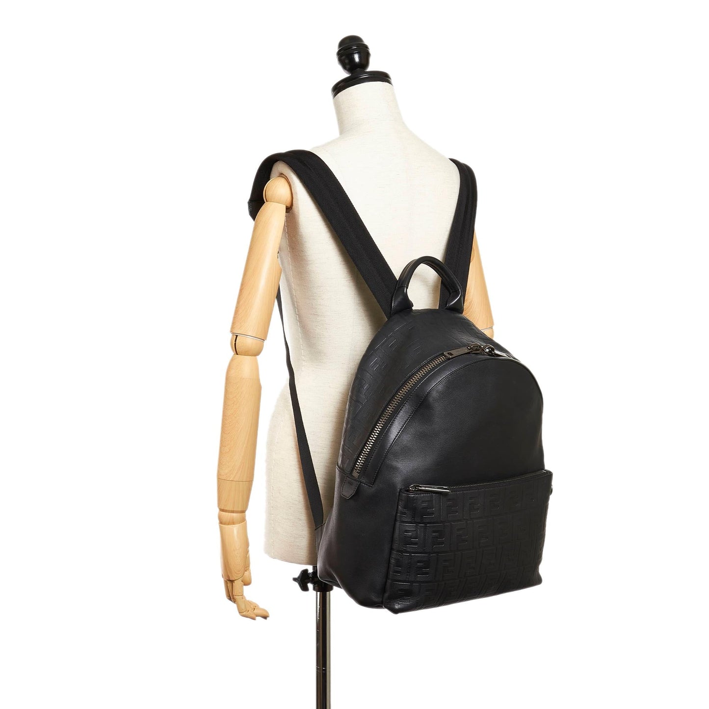 Fendi Zucca Leather Backpack