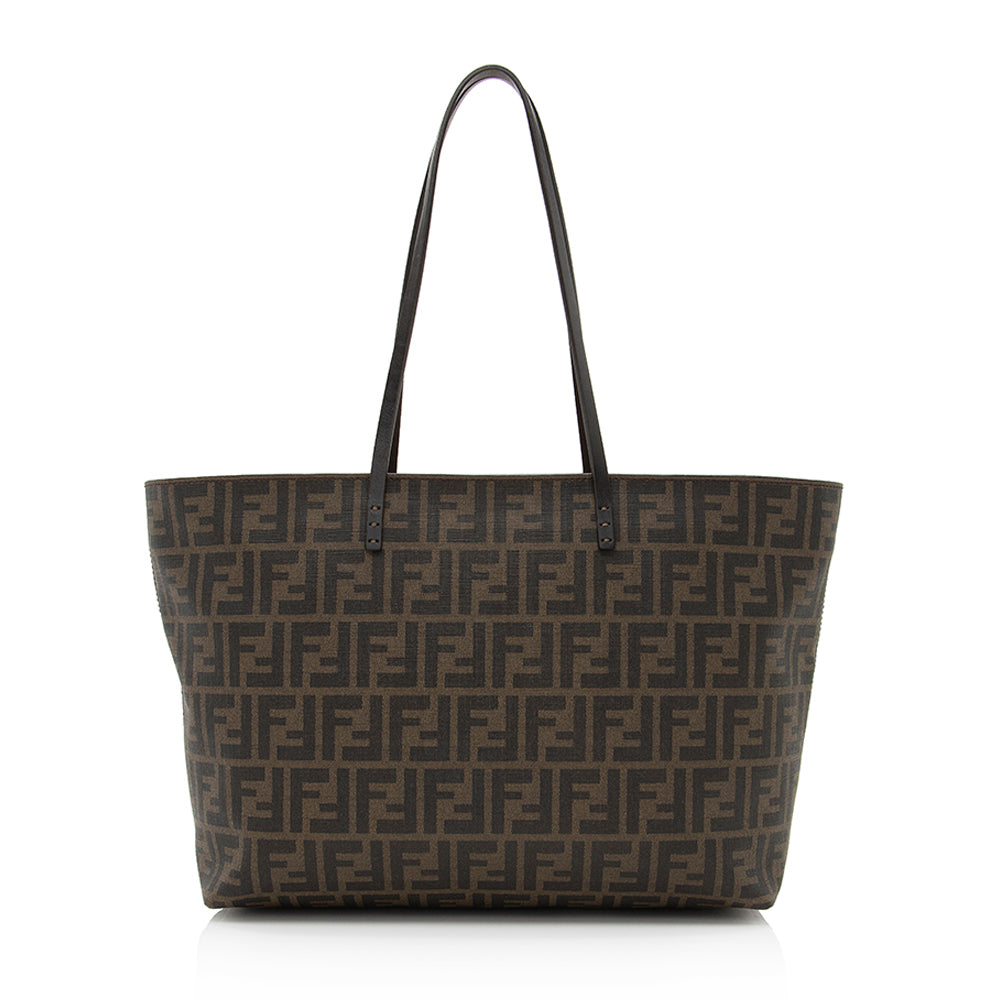 Fendi Zucca Medium Roll Tote