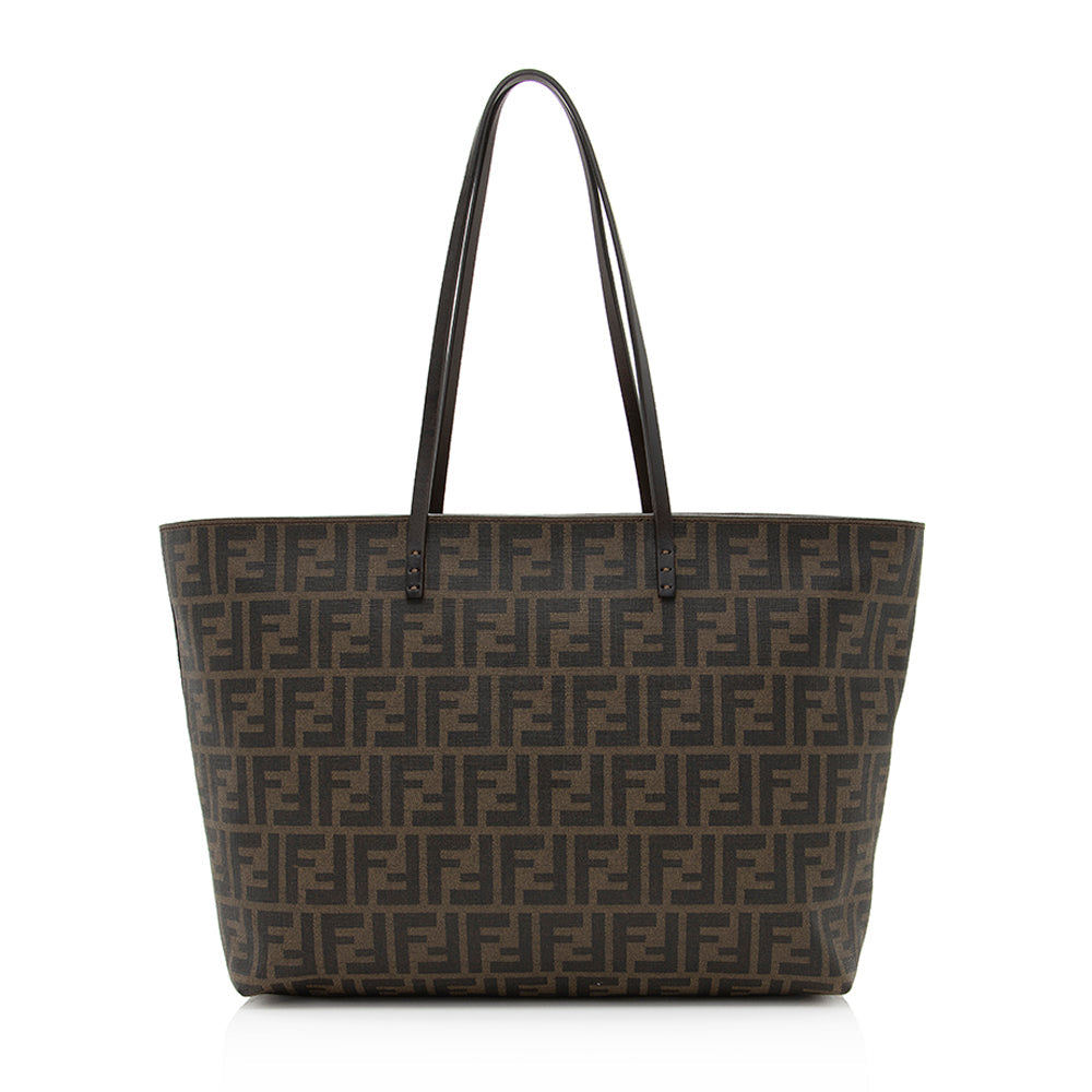 Fendi Zucca Medium Roll Tote