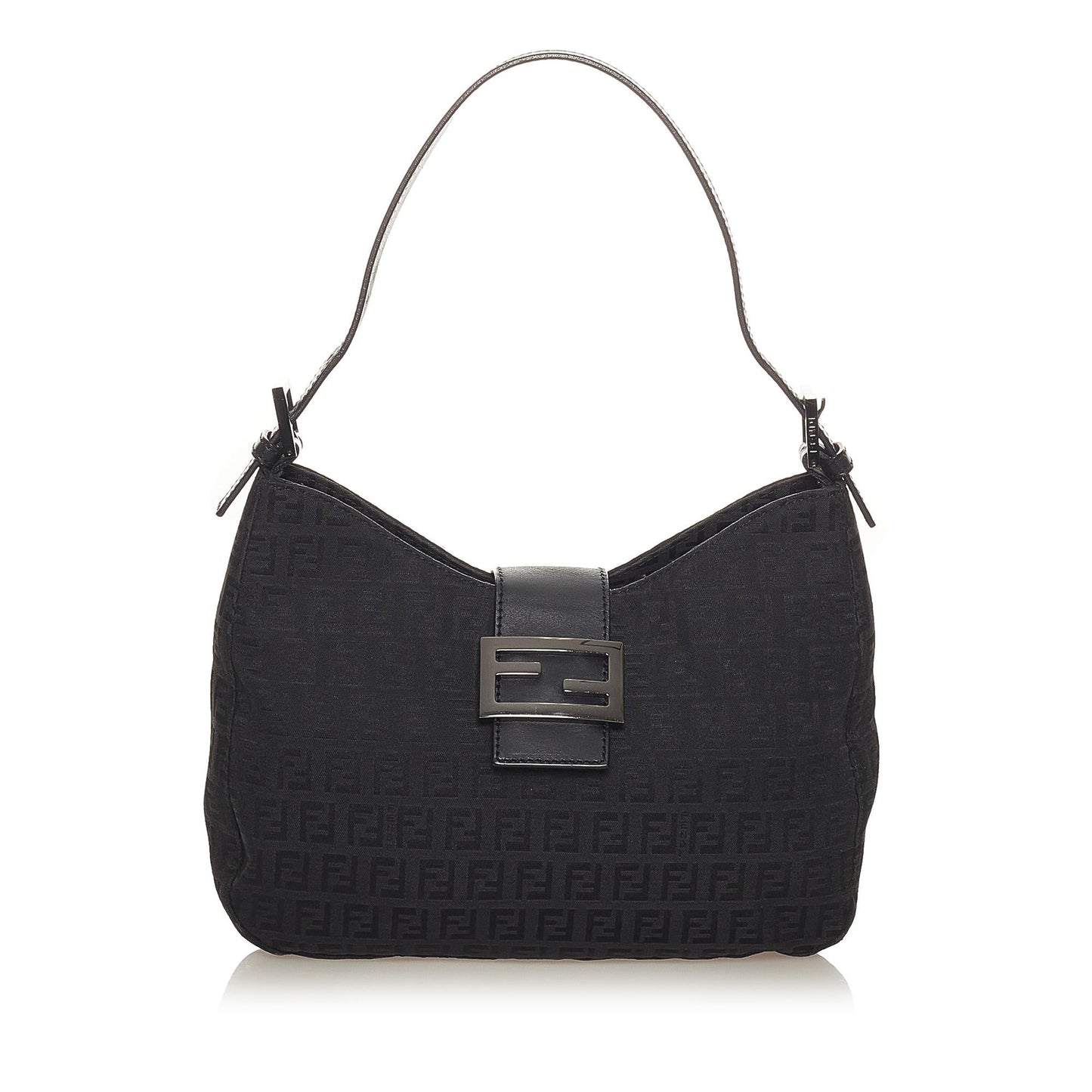 Fendi Zucchino Canvas Shoulder Bag