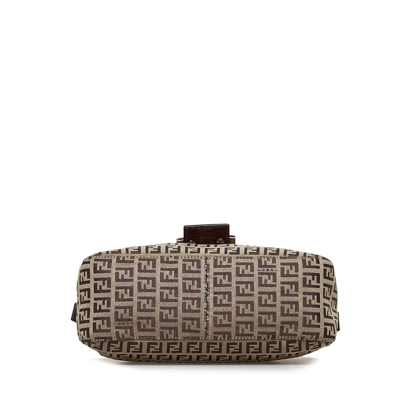 Fendi Zucchino Double Flap Baguette