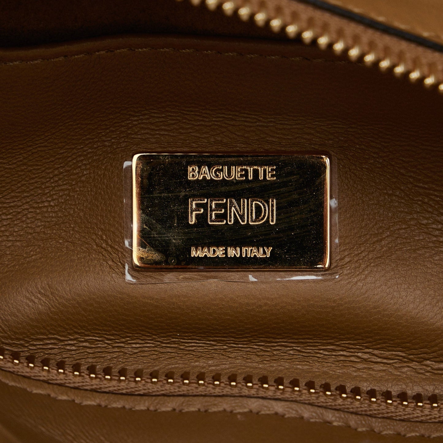 FENDI Multi Shearling Baguette