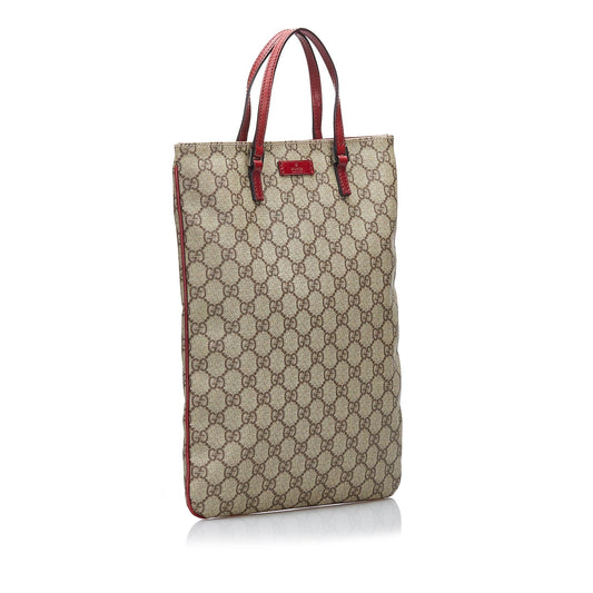 Gucci GG Supreme Flat Vertical Tote