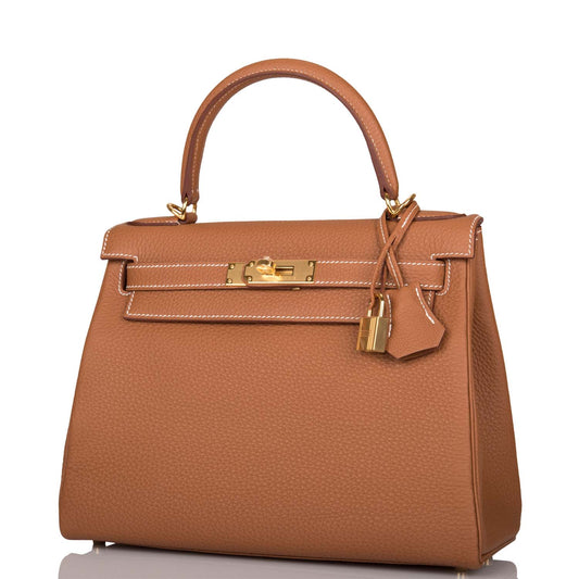 Hermes Kelly Retourne 28 Gold Togo Gold Hardware