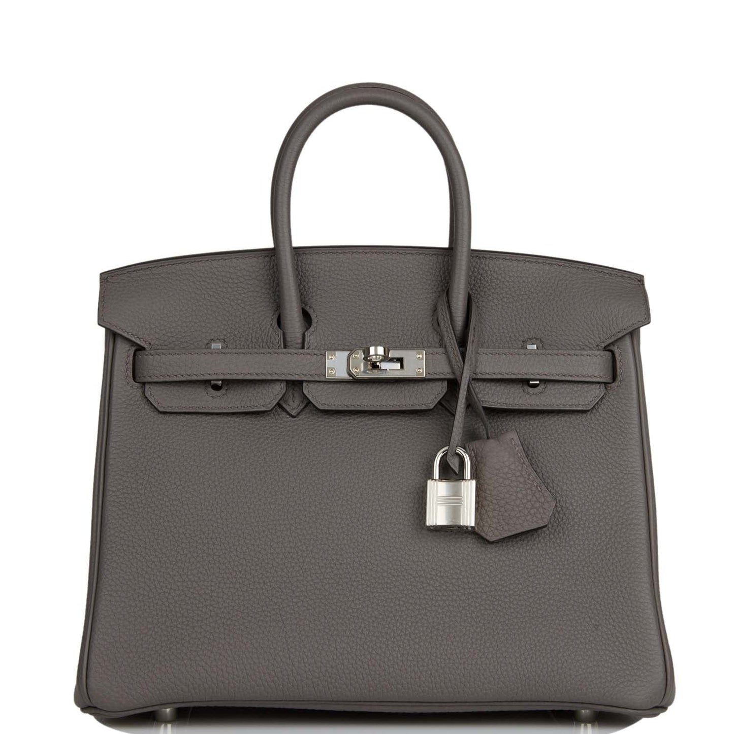 Hermes Birkin 25 Etain Togo Palladium Hardware