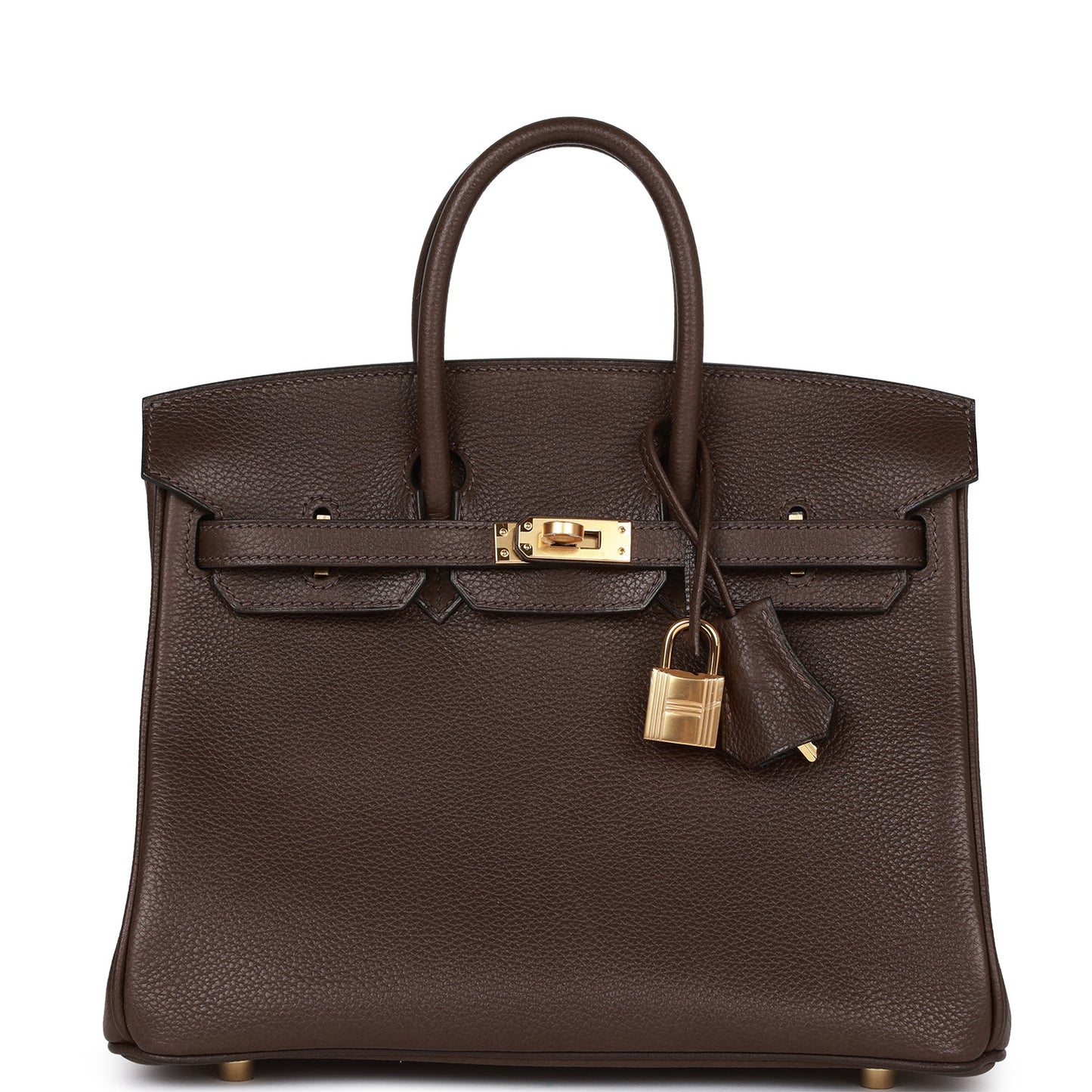 Hermes Birkin 25 Ebene Barenia Faubourg Gold Hardware