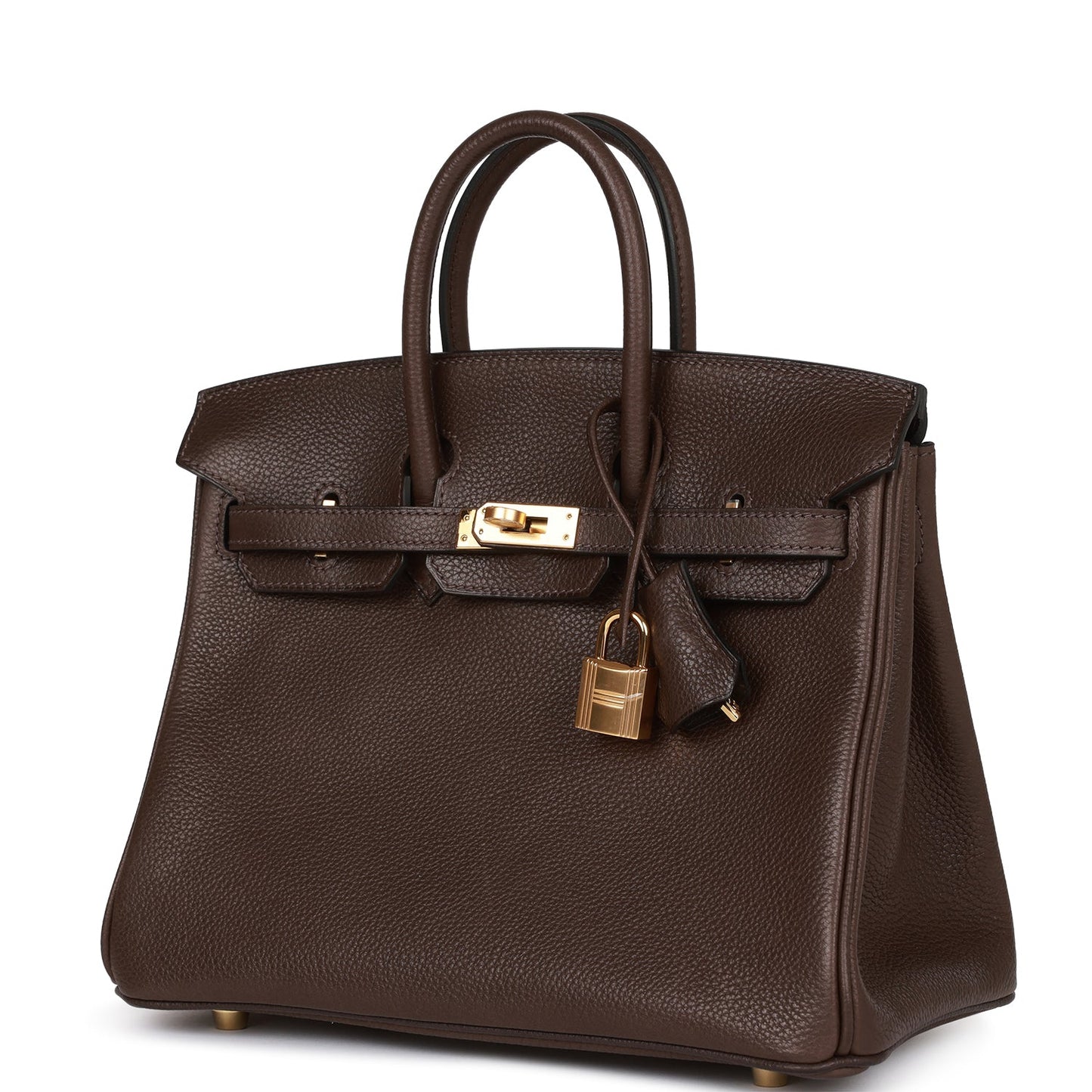 Hermes Birkin 25 Ebene Barenia Faubourg Gold Hardware