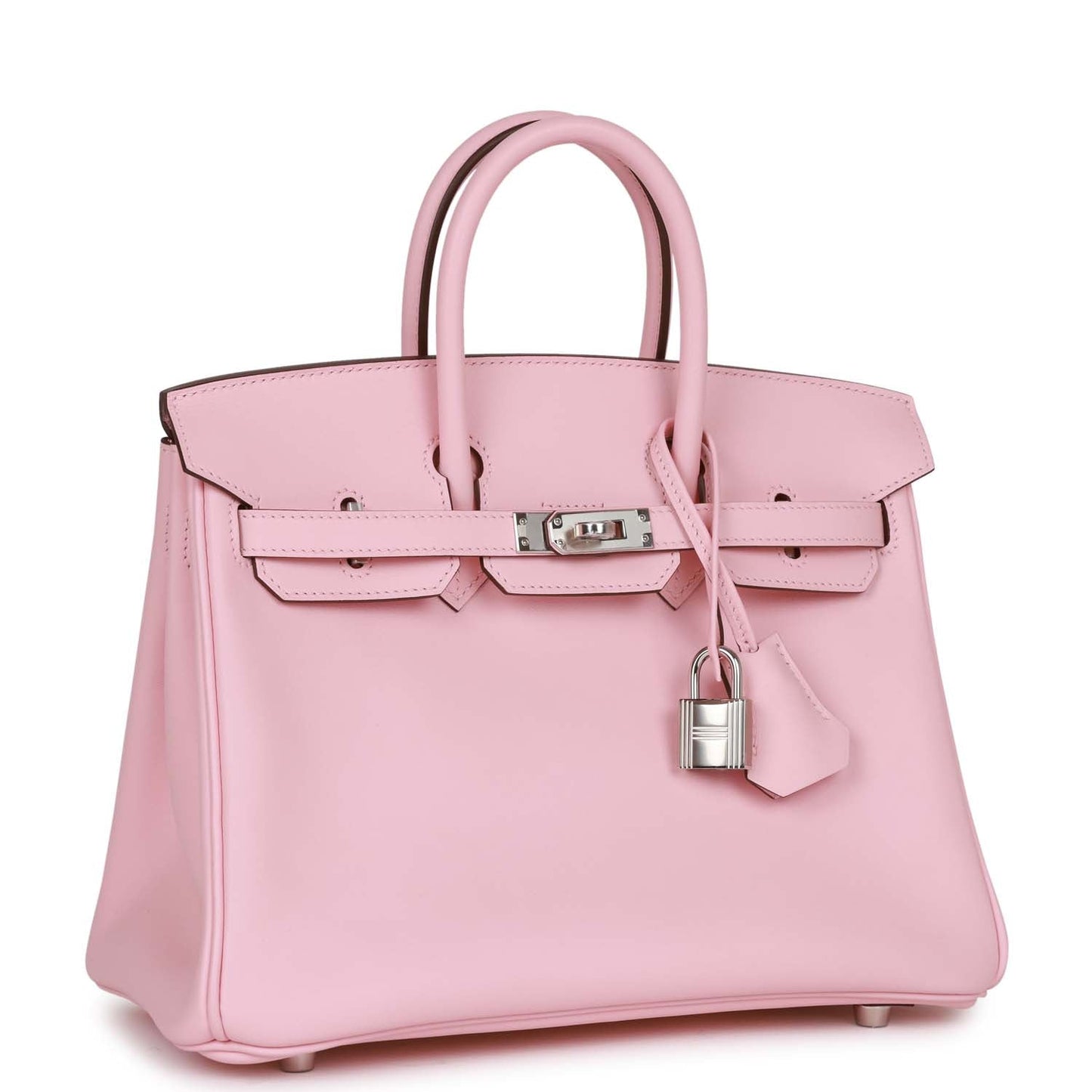 Hermes Birkin 25 Rose Sakura Swift Palladium Hardware