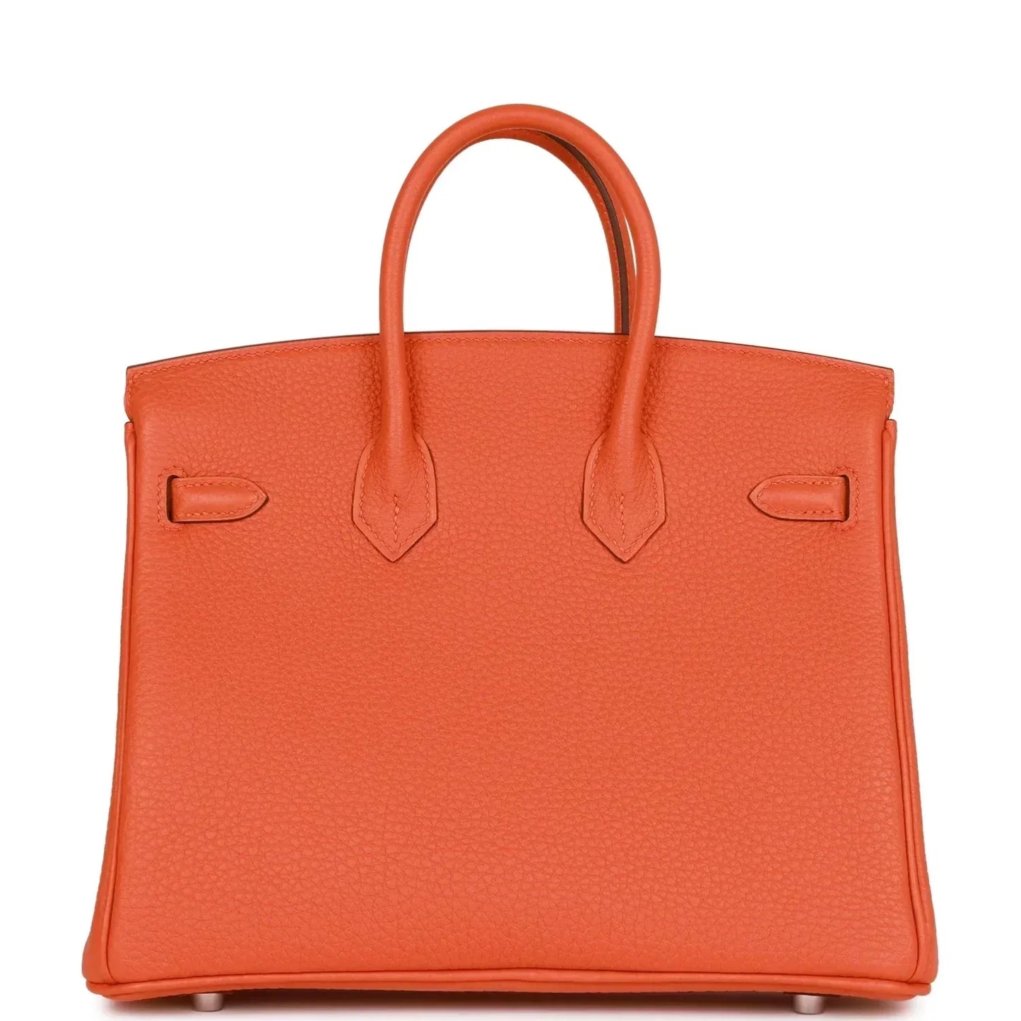 Hermes Birkin 25 Orange Togo Palladium Hardware