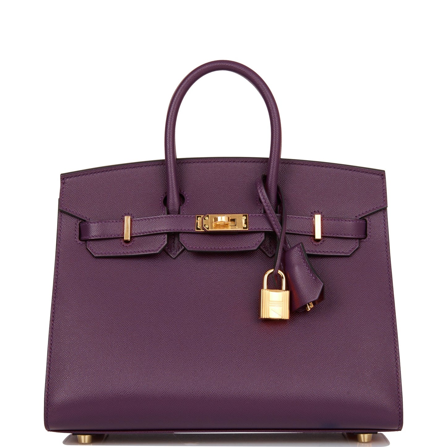 Hermes Birkin Sellier 25 Cassis Veau Madame Gold Hardware