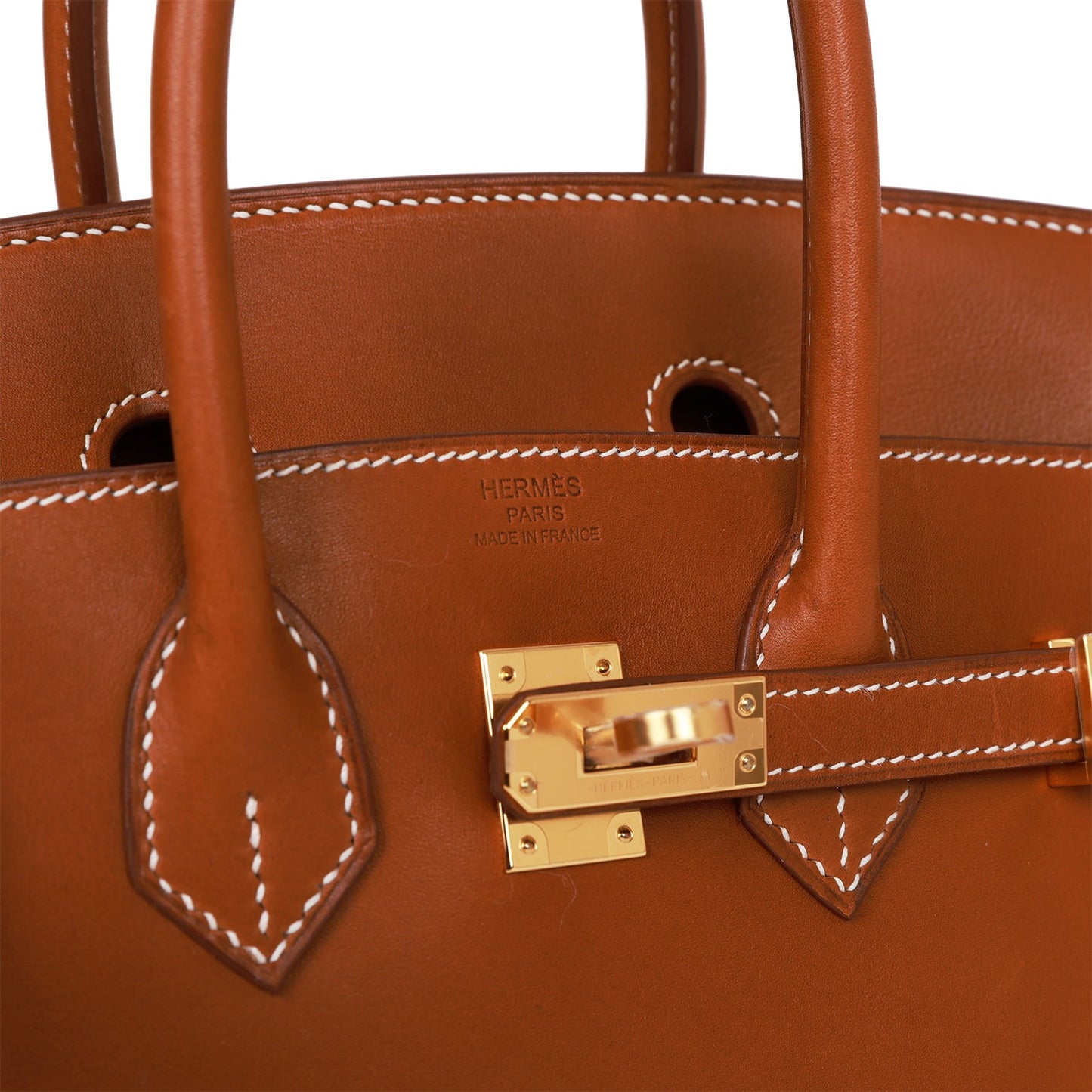 Hermes Birkin 25 Fauve Barenia Gold Hardware