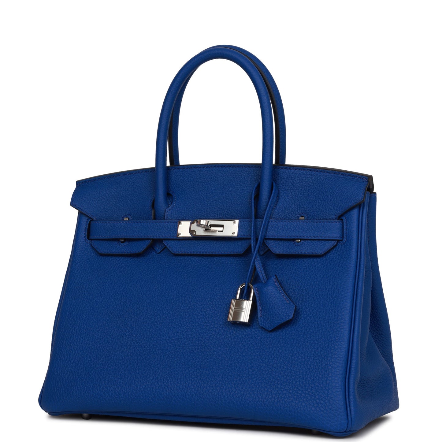 Hermes Birkin 30 Bleu Royal Togo Palladium Hardware