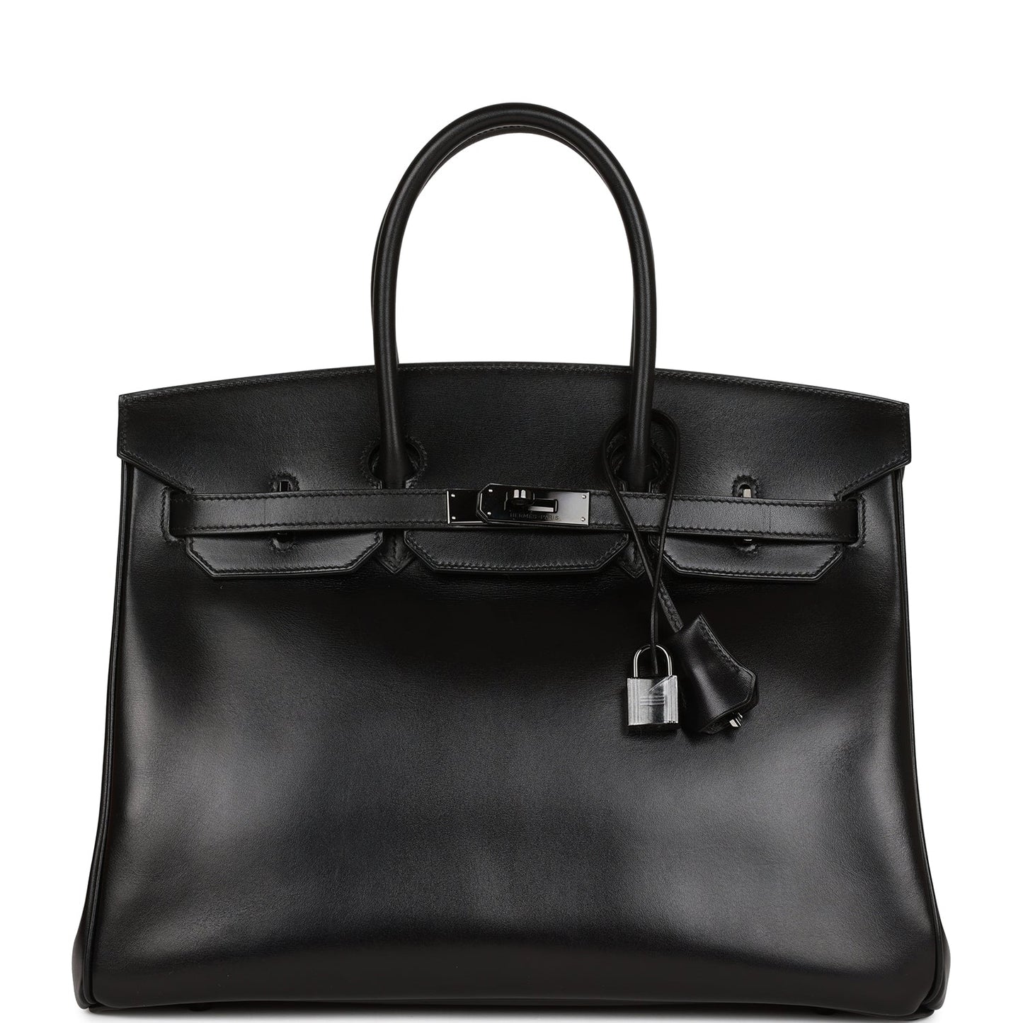 Hermes Birkin 35 SO BLACK Box Black Hardware