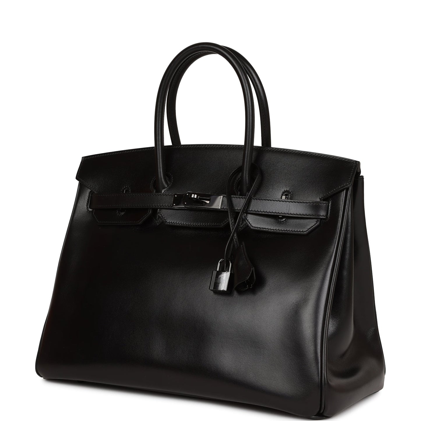 Hermes Birkin 35 SO BLACK Box Black Hardware