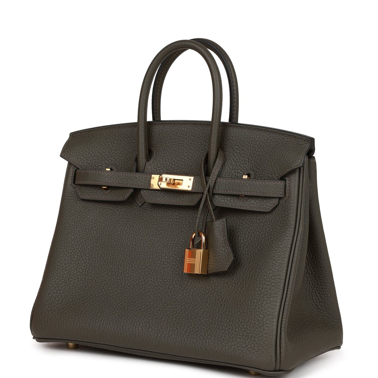 Hermes Birkin 25 Vert de Gris Togo Gold Hardware