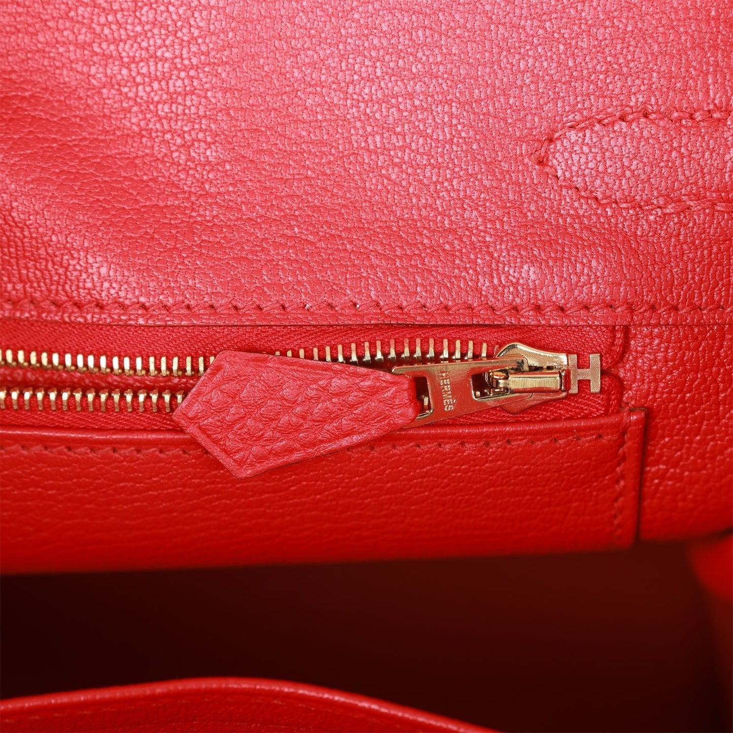 Hermes Birkin 25 Rouge de Coeur Togo Gold Hardware