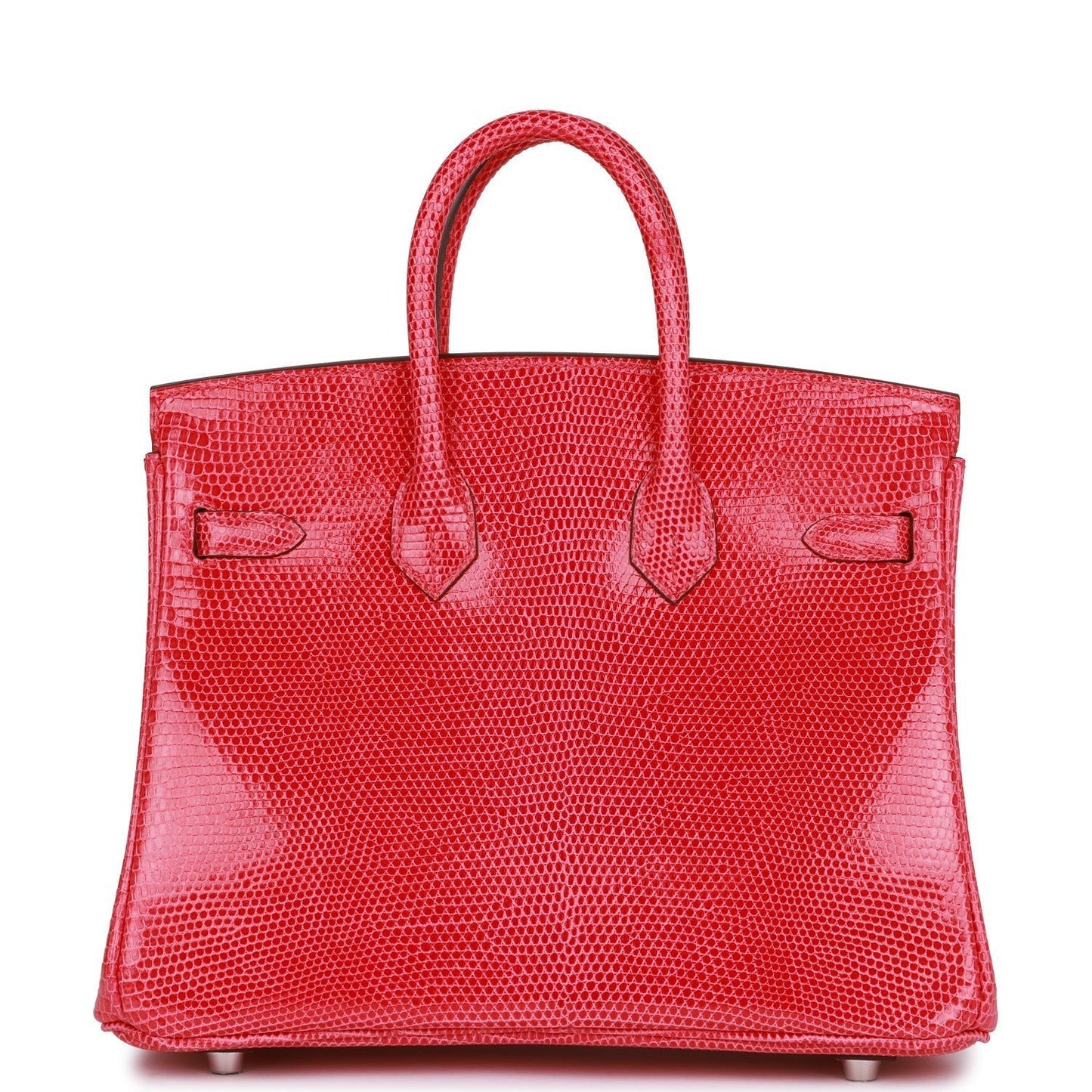 Hermes Birkin 25 Rose Extreme Lizard Palladium Hardware