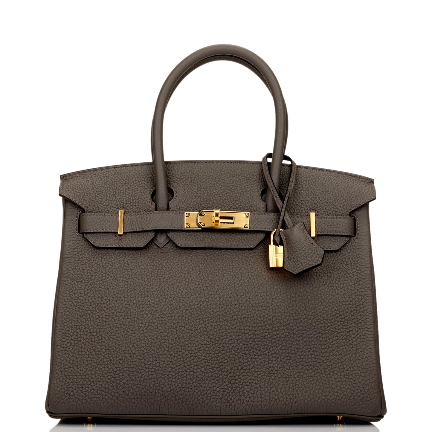 Hermes Birkin 30 Etain Togo Gold Hardware